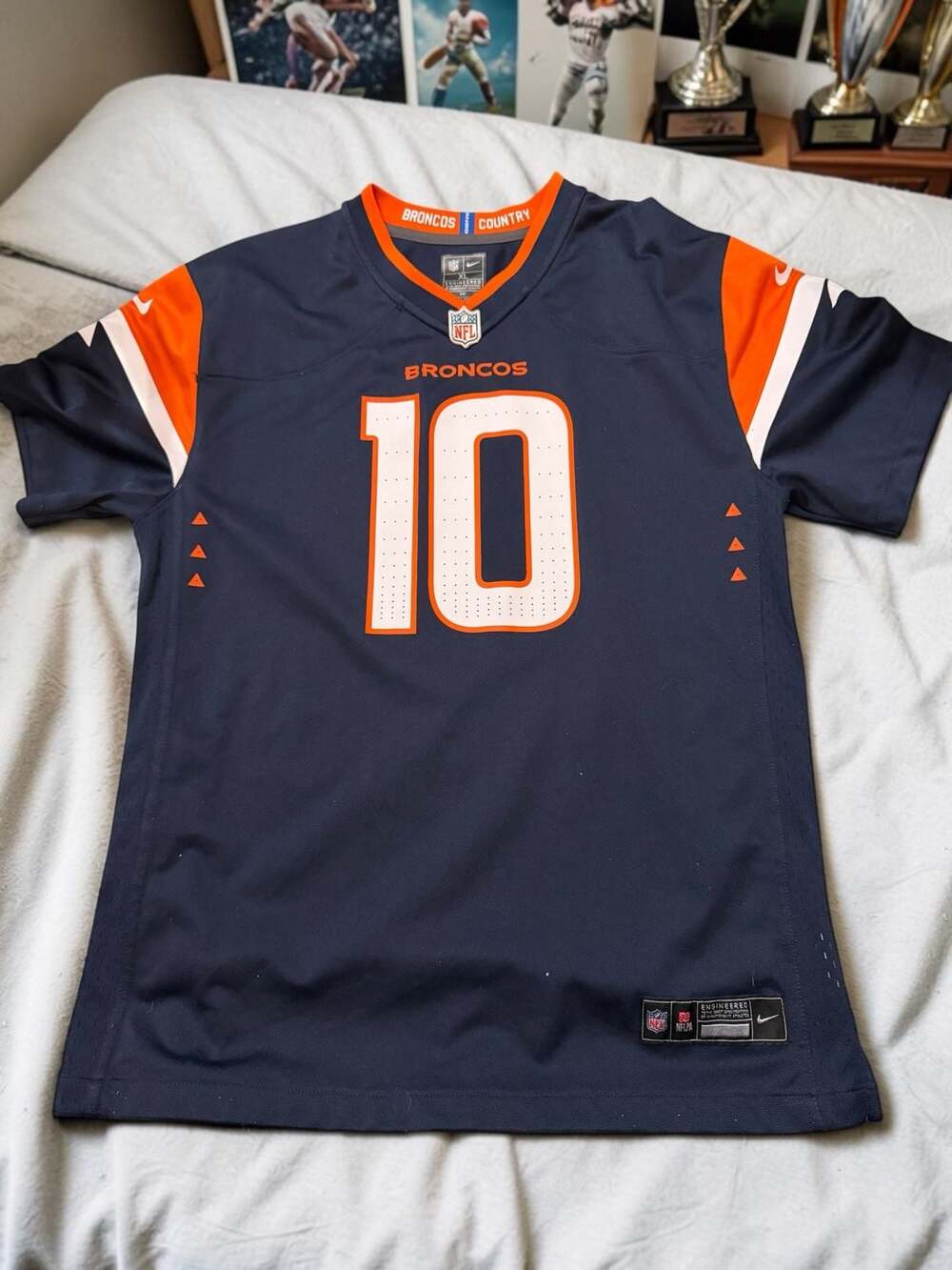 Nike Kids' Denver Broncos Bo Nix #10 Alternate Jersey